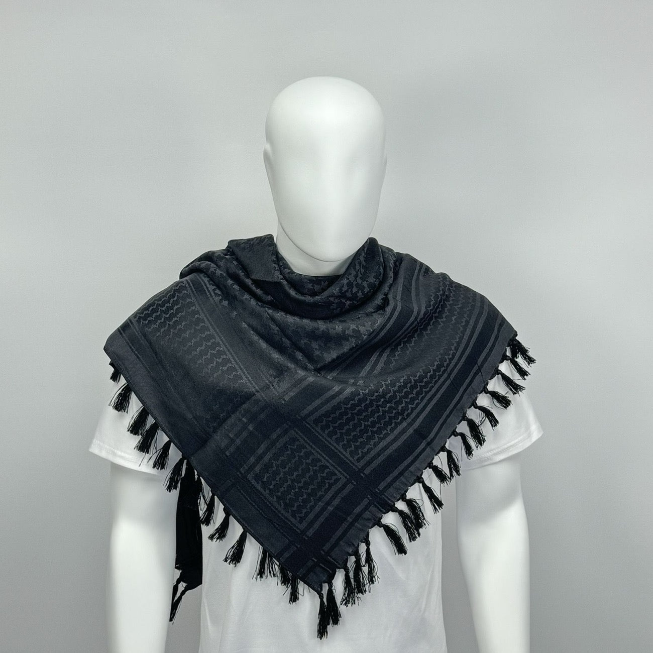 Sort kufiya keffiyeh palæstinensisk tørklæde