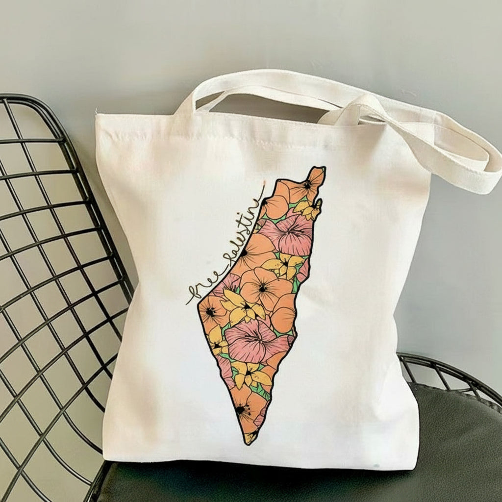 Mulepose tryk: Free Palestine.